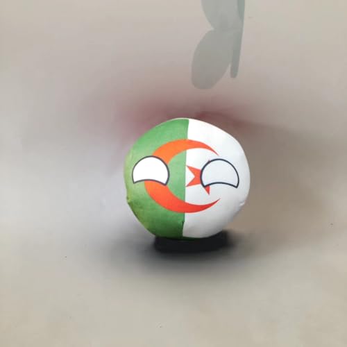 QXXKJDF 7,9 Zoll 3,9 Zoll Country Ball VAE Argentinien Belgien UK Country Balls Festival Geschenk Plüschtier(Algeria,7.8in) von QXXKJDF