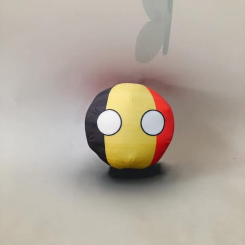 QXXKJDF 7,9 Zoll 3,9 Zoll Country Ball VAE Argentinien Belgien UK Country Balls Festival Geschenk Plüschtier(Belgium,3.7in) von QXXKJDF