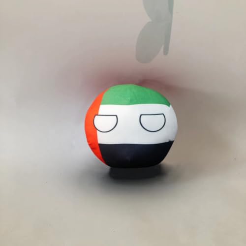 QXXKJDF 7,9 Zoll 3,9 Zoll Country Ball VAE Argentinien Belgien UK Country Balls Festival Geschenk Plüschtier(UAE,3.7in) von QXXKJDF