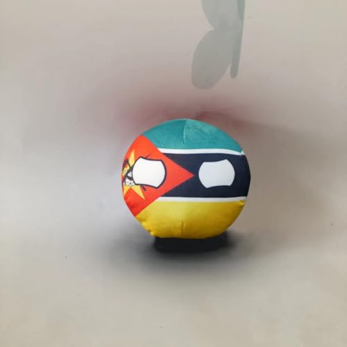 QXXKJDF 7,9 Zoll 3,9 Zoll Plüsch-Landball, Frankreich, Katar, Kroatien, Plüschtier, Landbälle, Polen-Ball(Mozambique,7.8in) von QXXKJDF