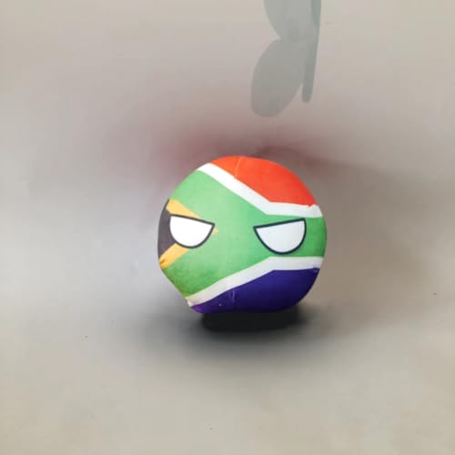 QXXKJDF 7,9 Zoll 3,9 Zoll Plüsch-Landball, Frankreich, Katar, Kroatien, Plüschtier, Landbälle, Polen-Ball(South Africa,7.8in) von QXXKJDF