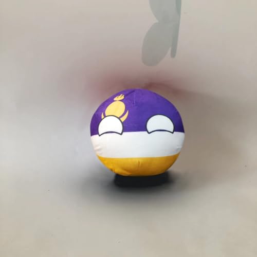 QXXKJDF 7,9 Zoll 3,9 Zoll Polnischer Ball, Country Ball, Australien, Japan, Malediven, Angola, Plüschtier, Countryballs(Buryatia,3.7in) von QXXKJDF