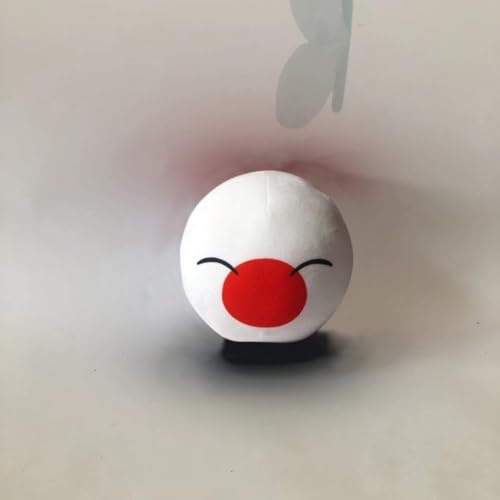 QXXKJDF 7,9 Zoll 3,9 Zoll Polnischer Ball, Country Ball, Australien, Japan, Malediven, Angola, Plüschtier, Countryballs(Japan,3.7in) von QXXKJDF