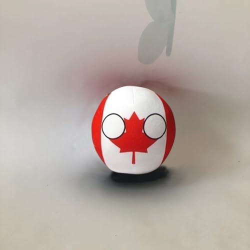 QXXKJDF 7,9 Zoll polnischer Country Ball Plüsch Country Ball, Kanada, NATO, (Canada,7.8in) von QXXKJDF
