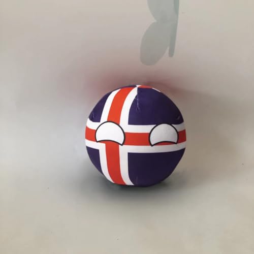 QXXKJDF 7,9 Zoll polnischer Country Ball Plüsch Country Ball, Kanada, NATO, (Iceland,7.8in) von QXXKJDF