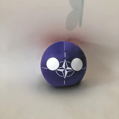 QXXKJDF 7,9 Zoll polnischer Country Ball Plüsch Country Ball, Kanada, NATO, (NATO,3.7in) von QXXKJDF