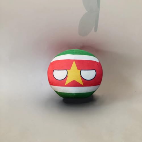 QXXKJDF 7,9 Zoll polnischer Country Ball Plüsch Country Ball, Kanada, NATO, (Suriname,3.7in) von QXXKJDF