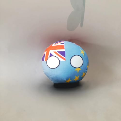 QXXKJDF 7,9 Zoll polnischer Country Ball Plüsch Country Ball, Kanada, NATO, (Tuvalu,7.8in) von QXXKJDF