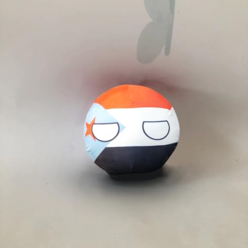 QXXKJDF 7,9 Zoll polnischer Country Ball Plüsch Country Ball, Kanada, NATO, (Yemen,7.8in) von QXXKJDF