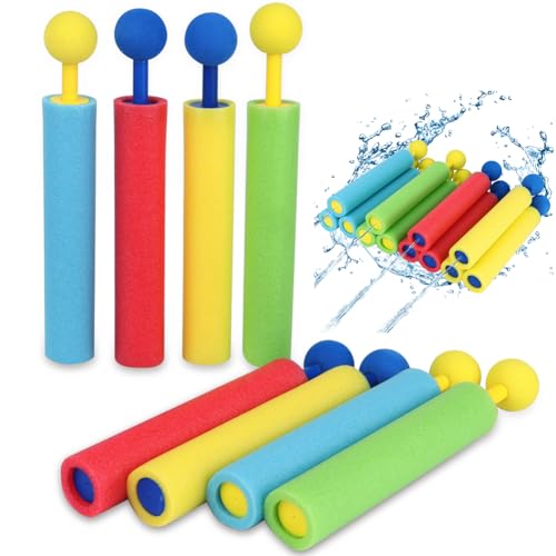 8Pcs Wasserpistolen, Wasserpistolen Schaumstoff 21.5CM Set, Bunte Spritzpistole Wasserspritze Schaum Wasserspritzpistole, Wasserpistolen Super Wasserblaster für Pool Strand Outdoor 8Pcs Wasserpistolen, Wasserpistolen Schaumstoff 21.5CM Set, Bunte Spritzpistole Wasserspritze Schaum Wasserspritzpistole, Wasserpistolen Super Wasserblaster für Pool Strand Outdoor von QYEHF