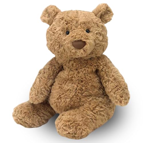 QYEHF Bär Plüschtier,Bären-Spielzeug,Niedliches Stofftier zum Kuscheln und Spielen, Plüschkissen Weiches Spielzeug Wurfkissen Schmusetier Geschenk für Kinder Fotografie-Requisiten (28CM) von QYEHF