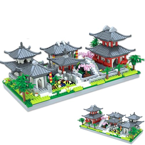 QYEHF Chinese Architecture of Suzhou Garden Micro Bausteine, Chinese Architecture Micro Bausteine Set,Suzhou Micro Mini Bausteine, 1625PCS Klemmbausteine Creative Geschenk,mit Geschenkbox QYEHF Chinese Architecture of Suzhou Garden Micro Bausteine, Chinese Architecture Micro Bausteine Set,Suzhou Micro Mini Bausteine, 1625PCS Klemmbausteine Creative Geschenk,mit Geschenkbox von QYEHF