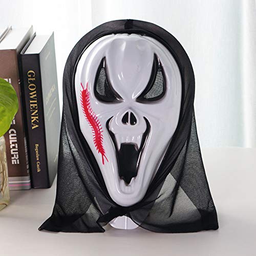 QYEHF Halloween Maske, 2PCS Scream Maske,Cosplay Realistische Requisiten, Party Make-up-Ball Gesicht Schreien Set Maske Skelett Geist Party Cosplay Requisiten QYEHF Halloween Maske, 2PCS Scream Maske,Cosplay Realistische Requisiten, Party Make-up-Ball Gesicht Schreien Set Maske Skelett Geist Party Cosplay Requisiten von QYEHF