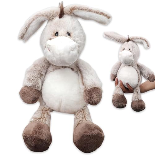 QYEHF Kleine Esel Puppe, Kuscheltier Esel, Esel Puppe Gefüllte Lebensechte Plüschtier Spielzeug Für Heimdekoration, Fotografie-Requisiten,PlüSch Zum Kuscheln Und Spielen 32 cm QYEHF Kleine Esel Puppe, Kuscheltier Esel, Esel Puppe Gefüllte Lebensechte Plüschtier Spielzeug Für Heimdekoration, Fotografie-Requisiten,PlüSch Zum Kuscheln Und Spielen 32 cm von QYEHF