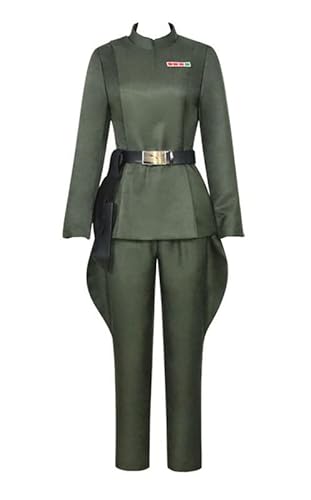 QYIFIRST Anime Female Officers Outfits Suit Fasching Cosplay Kostüm Grün Damen M von QYIFIRST