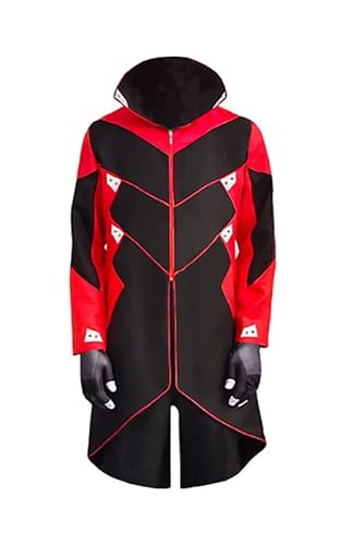 QYIFIRST Anime Ivo Robotnik Mantel Windbreaker Halloween Cosplay Kostüm Rot Herren 2XL QYIFIRST Anime Ivo Robotnik Mantel Windbreaker Halloween Cosplay Kostüm Rot Herren 2XL von QYIFIRST