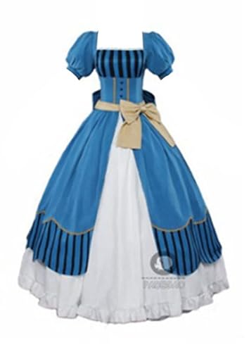 QYIFIRST Anime Midford Outfits Fasching Cosplay Kostüm Blau Damen XL von QYIFIRST