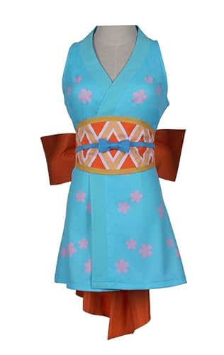 QYIFIRST Anime Nami Outfits Fasching Cosplay Kostüm Blau Damen M von QYIFIRST