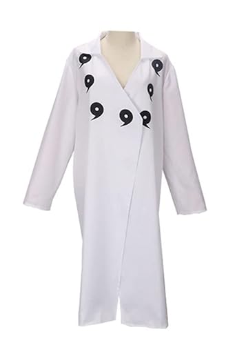 QYIFIRST Anime Ootutuki Hagoromo Kapuzenmantel Umhang Überwurf Gewand Cape Cloak Halloween Cosplay Kostüm Weiß Herren L QYIFIRST Anime Ootutuki Hagoromo Kapuzenmantel Umhang Überwurf Gewand Cape Cloak Halloween Cosplay Kostüm Weiß Herren L von QYIFIRST