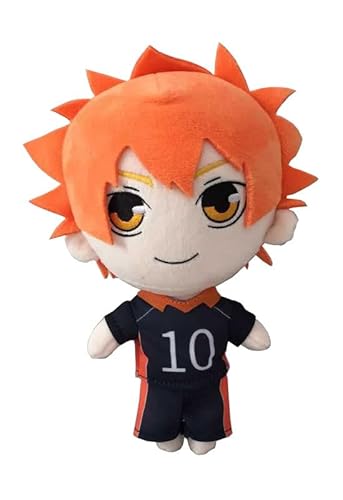 QYIFIRST Anime Plüschtier Karasuno High School Volleyball Club Hinata Shouyou No.10 Plüschpuppe Plush Doll Spielzeug Kuscheltier Geschenk 20cm von QYIFIRST