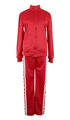 QYIFIRST Nekoma High School Volleyball Club Kozume Kenma Kuroo Tetsurou Sportswear Sportbekleidung Suit Cosplay Kostüm Herren Rot L von QYIFIRST