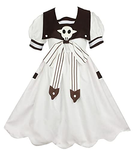 QYIFIRST Toilet-Bound Hanako-kun Jibaku Shounen Hanako-kun Yashiro Akane Kleid Cosplay Kostüm Weiß Damen XXL QYIFIRST Toilet-Bound Hanako-kun Jibaku Shounen Hanako-kun Yashiro Akane Kleid Cosplay Kostüm Weiß Damen XXL von QYIFIRST