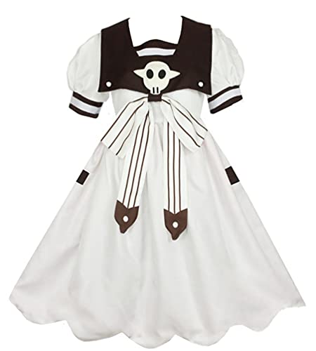 QYIFIRST Toilet-Bound Hanako-kun Jibaku Shounen Hanako-kun Yashiro Akane Kleid Cosplay Kostüm Weiß Damen XXL von QYIFIRST