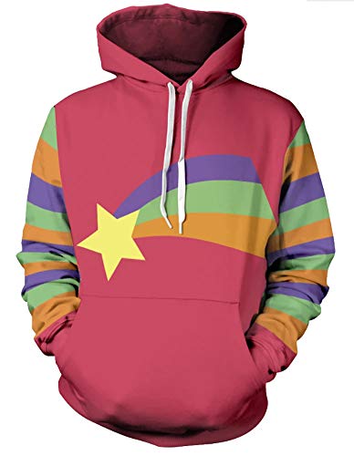 QYIFIRST Unisex 3D Druck Anime Pullover mit Kapuze Streetwear Small Town Cosplay Kostüm Rosa EU Size XL QYIFIRST Unisex 3D Druck Anime Pullover mit Kapuze Streetwear Small Town Cosplay Kostüm Rosa EU Size XL von QYIFIRST