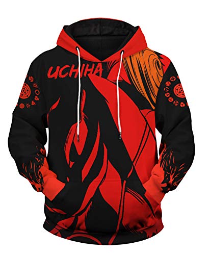 QYIFIRST Unisex 3D Druck Anime Pullover mit Kapuze Streetwear Uchiha Ichizoku Uchiha Obito Sharingan Copy Wheel Eye Cosplay Kostüm Rot EU Size XL QYIFIRST Unisex 3D Druck Anime Pullover mit Kapuze Streetwear Uchiha Ichizoku Uchiha Obito Sharingan Copy Wheel Eye Cosplay Kostüm Rot EU Size XL von QYIFIRST