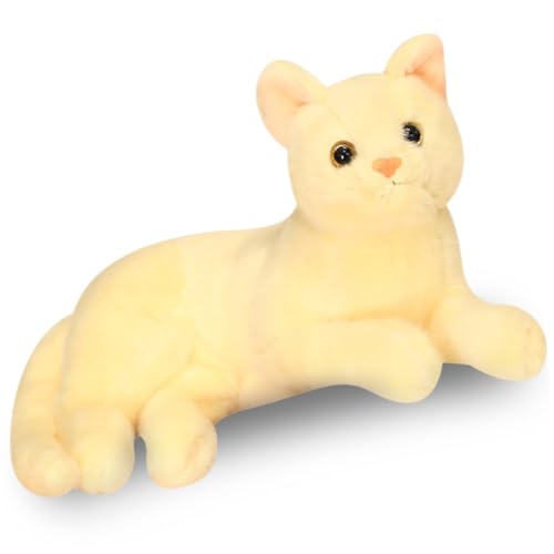 QYJMLH Gelb Katze Plüschtier,Katze Kuscheltier,Katze Puppe Gefüllte Lebensechte Katze Plüschtier Spielzeug Für Heimdekoration, Fotografie-Requisiten,30CM QYJMLH Gelb Katze Plüschtier,Katze Kuscheltier,Katze Puppe Gefüllte Lebensechte Katze Plüschtier Spielzeug Für Heimdekoration, Fotografie-Requisiten,30CM von QYJMLH