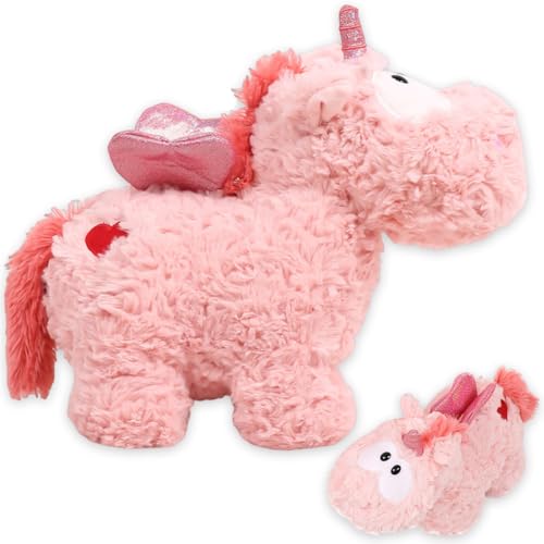 QYJMLH Plüsch Einhorn Spielzeug,Plüsch Regenbogen Einhorn,Für Heimdekoration, Fotografie-Requisiten,PlüSch Zum Kuscheln Und Spielen Valentinstag Geburtstagsgeschenke für Jungen Mädchen 20CM von QYJMLH