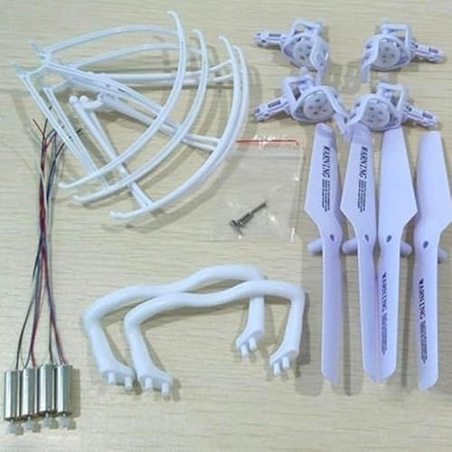 QYMDRION Set of 10pcs RC Quadcopter Ersatzteil Kit Für Syma X5 Drone mit Protektoren, Propellern, Motoren und Landekufen QYMDRION Set of 10pcs RC Quadcopter Ersatzteil Kit Für Syma X5 Drone mit Protektoren, Propellern, Motoren und Landekufen von QYMDRION