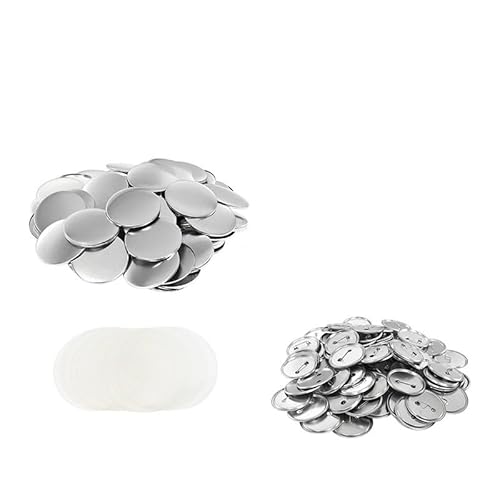 QZCX 100 Sets Mattierte Basis Blanko Abzeichen Pin Button Maker Teile Material Liefert 58mm DIY Knöpfe Machen von QZCX