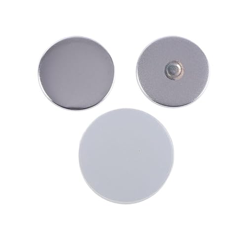 QZCX 100 Stück 32 mm blanko, festgesteckte Metall-Anstecknadeln, Versorgungsmaterialien, Teile von QZCX