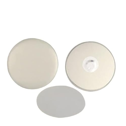QZCX 100 Stück Kühlschrankmagnet-Knopfteile, 37 mm, rund, blanko, Kühlschrankmagnetzubehör von QZCX