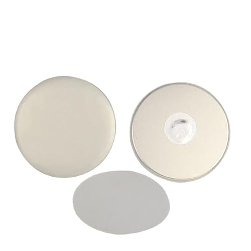 QZCX 100 Stück Kühlschrankmagnet-Knopfteile 37 mm – DIY-Zubehör for runde Kühlschrankmagnete von QZCX