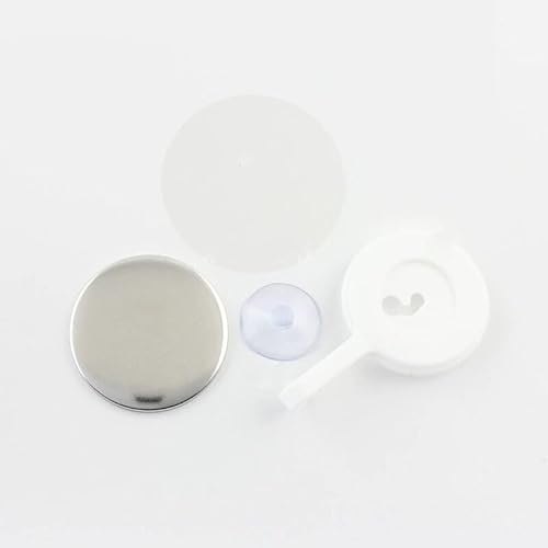 QZCX 200 Sets Traceless Saugnapf Haken Blanko Abzeichen Button Pins DIY Handwerk Teile Maker Eisen 58mm von QZCX
