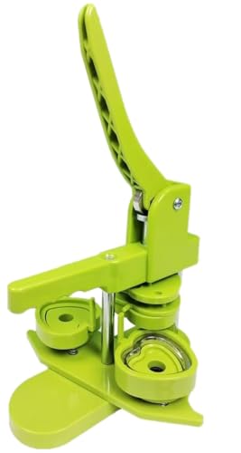 QZCX 58-mm-Herzform-Button-Maker-Maschine mit 100 Button-Teilen + Form von QZCX