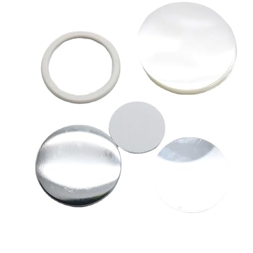 QZCX 58MM 100sets Spiegel Abzeichen Pin Button Maker Teile DIY Abzeichen Set Blank Button Teil von QZCX