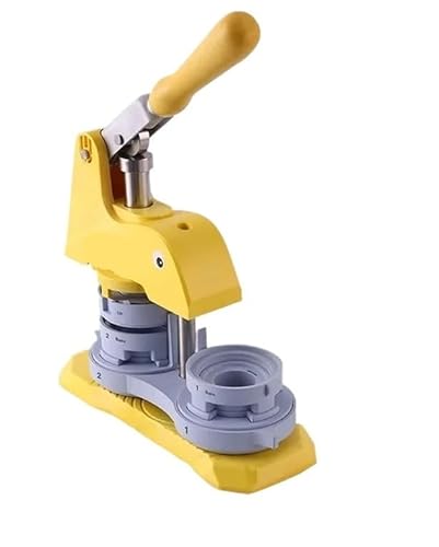 QZCX 58MM Abzeichen Button Maker Maschine Komplettset DIY Abzeichen Maschine Kühlschrank Aufkleber Herstellung Maschine(01) von QZCX