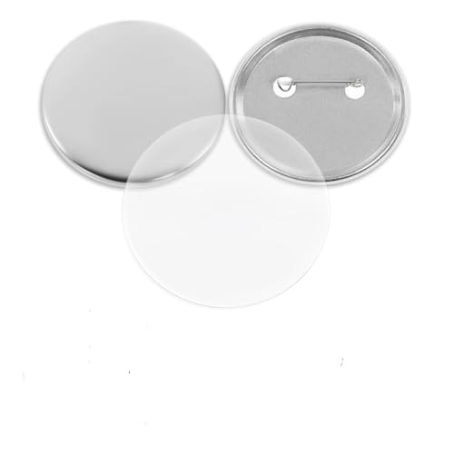 QZCX 58mm 100set DIY Blank Pin Button Badge Material Whiteboard Kühlschrankmagnete von QZCX