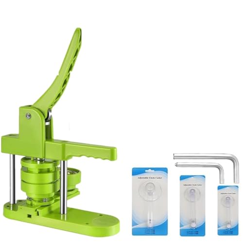 QZCX 58mm Pin-Abzeichen-Herstellungsmaschine + 100 Knopfteileselbstgemachte Abzeichen-Maschine, Abzeichen-Herstellungsmaschine DIY von QZCX