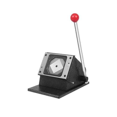 QZCX 86 * 54mm DIY quadratischer Papierschneider, geeignet for rechteckige Knopfherstellungsmaschine von QZCX