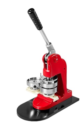 QZCX Button Maker Machine Badges Set, DIY Pin Badges Press Maker Machine mit 100 Button Parts von QZCX