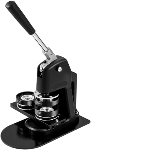 QZCX Button Maker Machine Multiple Badge Punch Press Kit DIY Button Pin mit 100 Teilen von QZCX