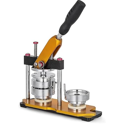 QZCX DIY rotierende Vollmetall-Abzeichenmaschine, Anstecknadelmaschine, Weißblech-Abzeichenherstellungsmaschine, einschließlich Formen von QZCX