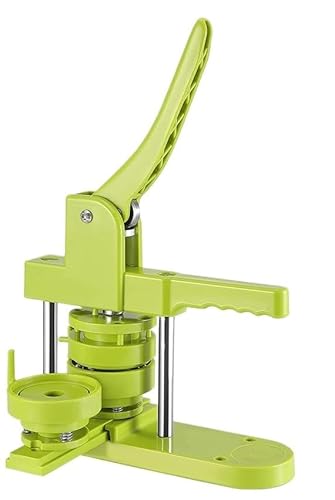 QZCX Pin-Button-Maker-Maschinen-Set, 25–44 mm Button-Herstellungsmaschine mit 100 Teilen(25mm) von QZCX