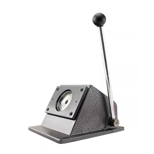 QZCX Rundstanzer, Grafik-58-mm-Kartenschneidemaschine, 1 Stück, neues Handbuch, 25-mm-Abzeichen-/Button-Maker von QZCX