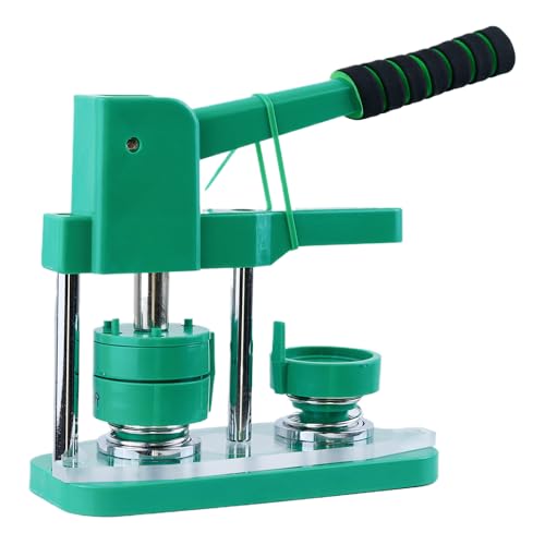 QZCX Verbesserte Knopfmaschine mit resorbierbarer Form, DIY-Set for Herstellen runder Nadeln mit 100 Knopfteilen von QZCX