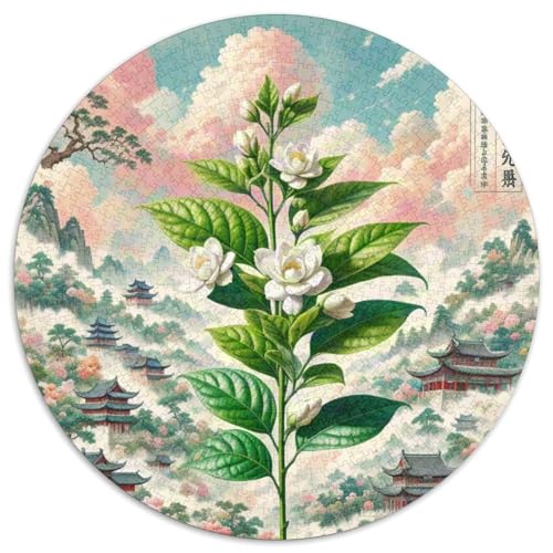 Jasmine Puzzles 1000 Teile Schwer Puzzle Spielzeug Pädagogisches Spiel Impossible Plant Herausforderungsspielzeug Für Erwachsene Und Kinder Ab 12 Jahren 1000pcs (67.5x67.5cm) von QZESHAN